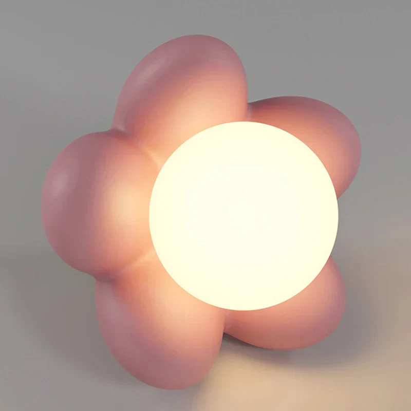 Flower-Shaped Wall Light with Petal Design �?Modern Ambient LED Decor Lamp