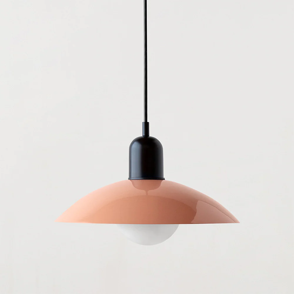Modern Macaron Pendant Lamp - Sleek Glass Dome, Minimalist Design