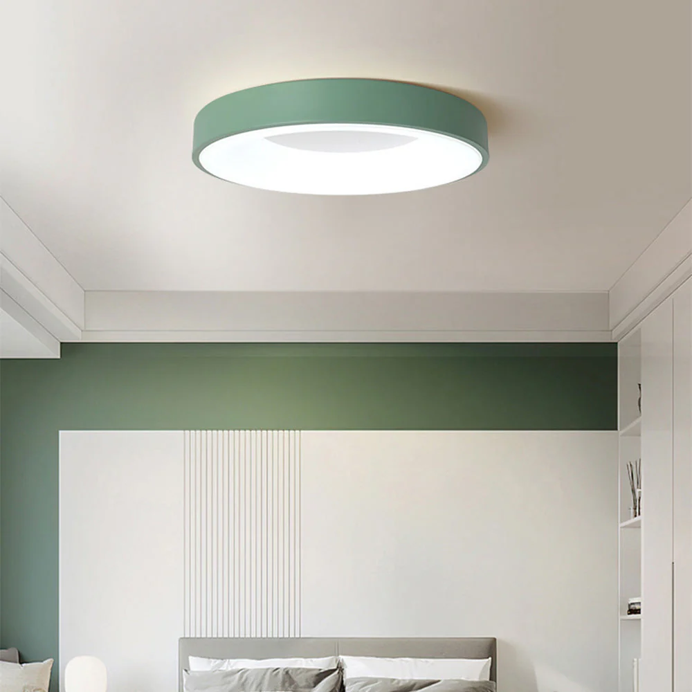 Modern Minimalist LED Ceiling Light �C Round Flush Mount with Acrylic Diffuser, 240V