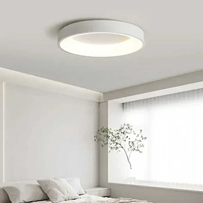 Ceiling Light | Matte Metal & Acrylic | Scandinavian Flush Mount | Modern Home