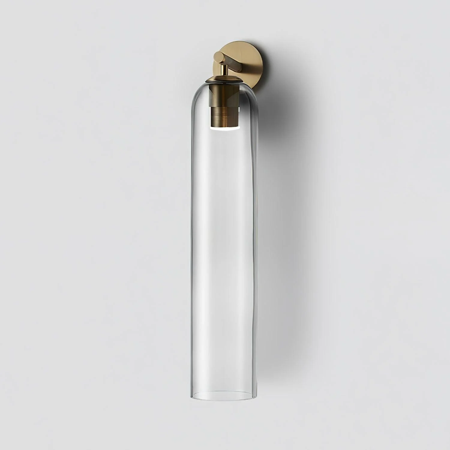 Modern Glass Wall Sconce �C Minimalist Tubular Light Fixture for Ambient Home Lighting