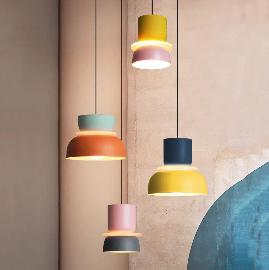 Modern Minimalist Metal Pendant Light �C Contemporary LED Ceiling Hanging Fixture