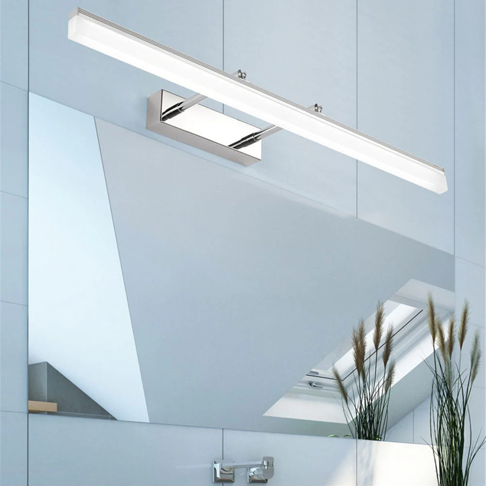 Modern LED Wall-Mounted Bathroom Mirror Light �C Waterproof Adjustable Picture Lamp