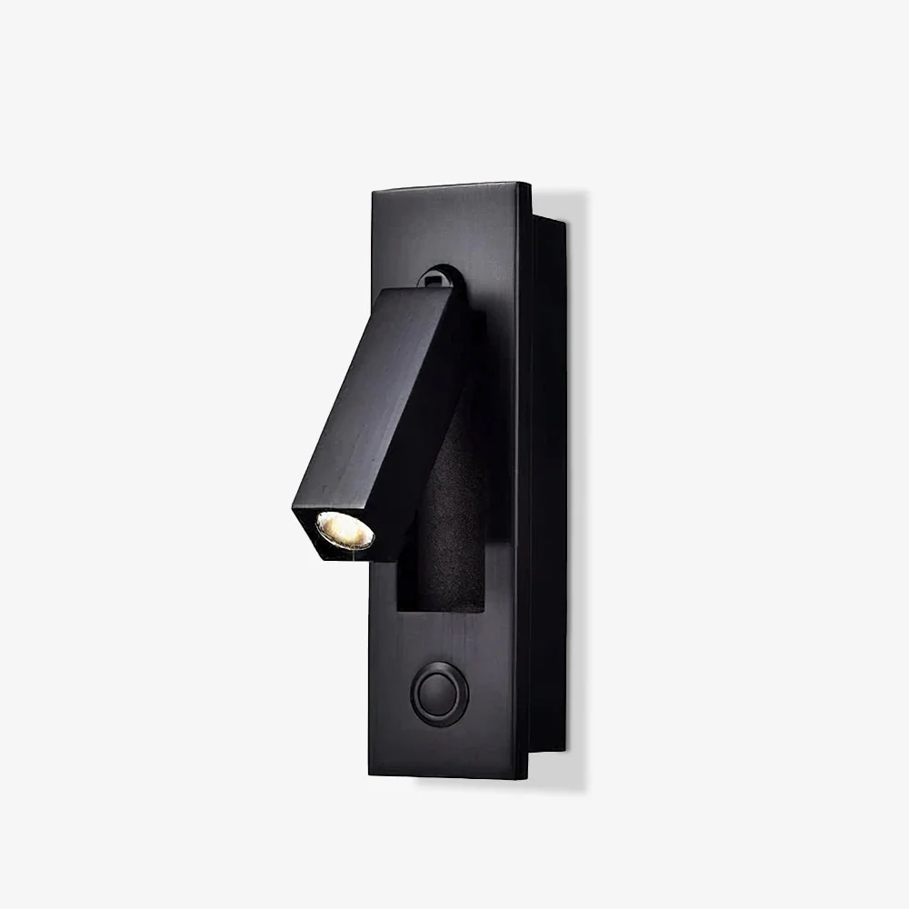 Modern Recessed Wall Light �C Adjustable LED Bedside Reading Lamp, Minimalist Design