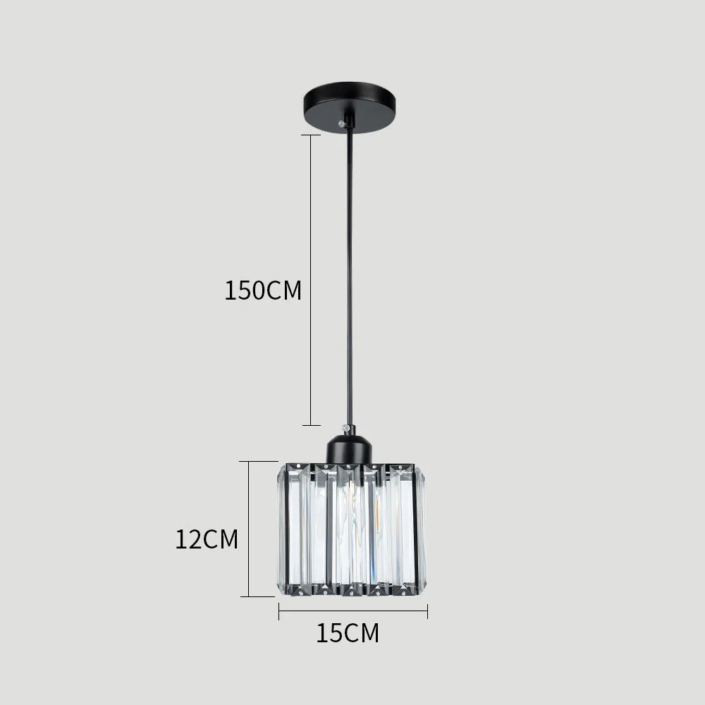 Modern Multi-Light Glass Pendant Light �C Sleek Geometric Design for Kitchen or Dining Room