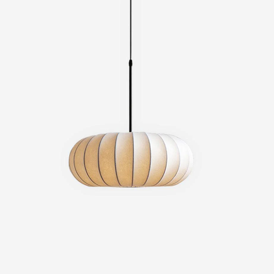 Minimalist Verona Pendant Light with Ribbed Design and Japanese Elegance