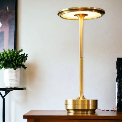 Modern Wireless LED Table Lamp with USB Rechargeable Battery and Touch Control