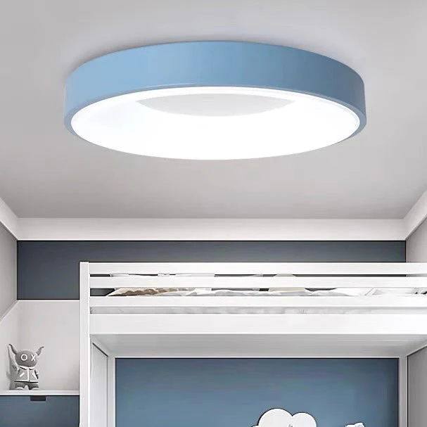 Modern Minimalist LED Ceiling Light �C Round Flush Mount with Acrylic Diffuser, 240V