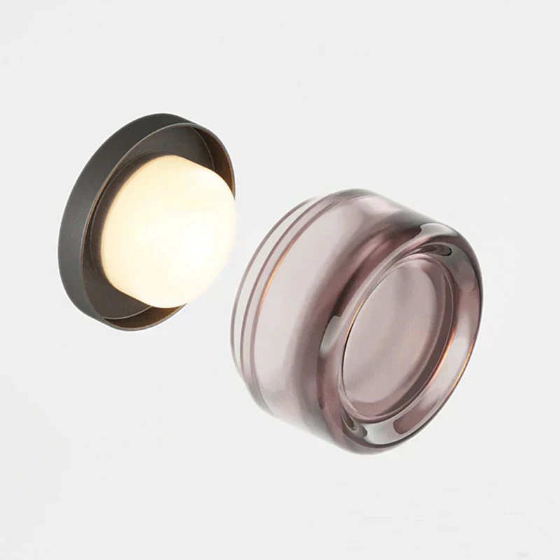 Modern Minimalist Round Wall Light �C LED Flush Mount with Warm Ambient Glow