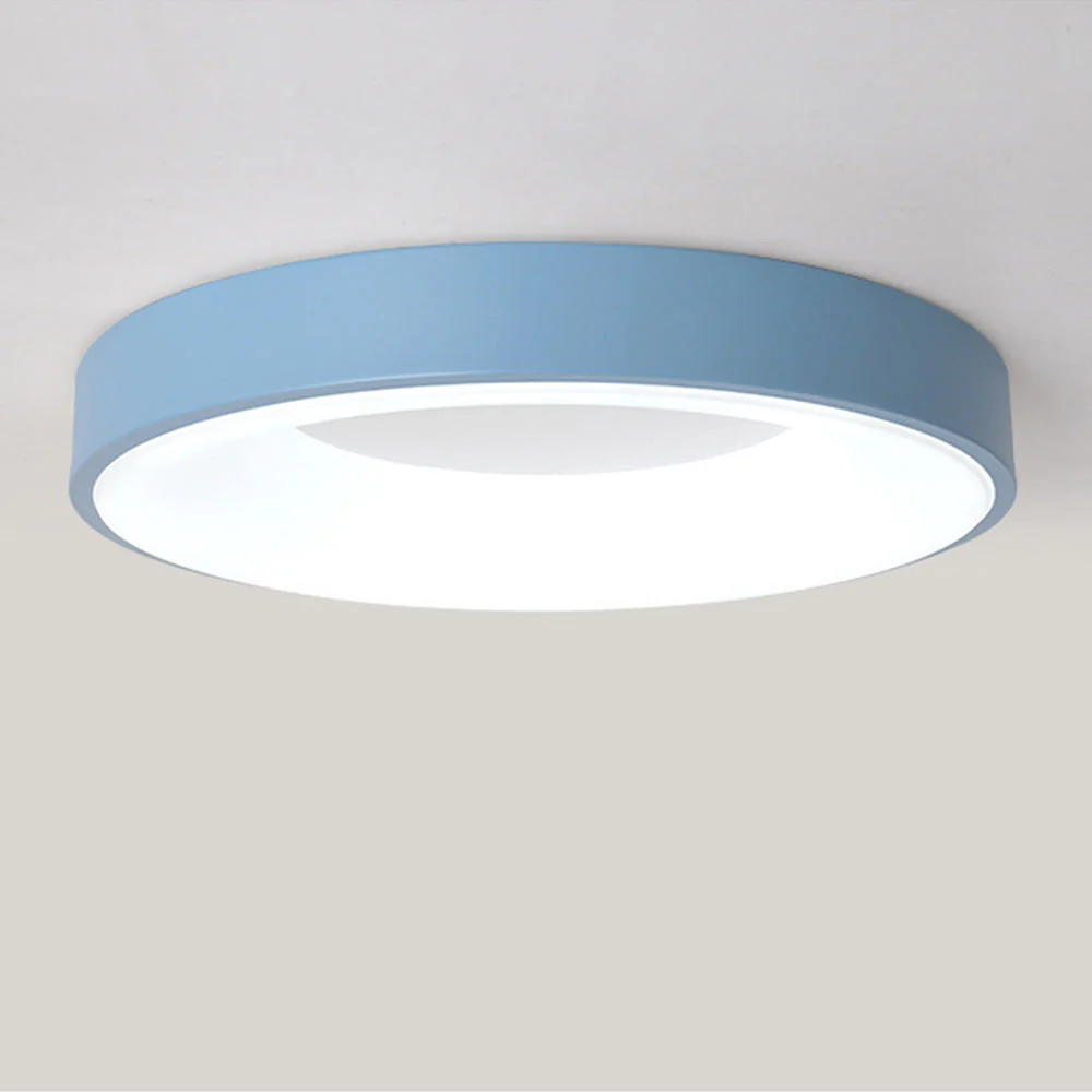 Modern Minimalist LED Ceiling Light �C Round Flush Mount with Acrylic Diffuser, 240V