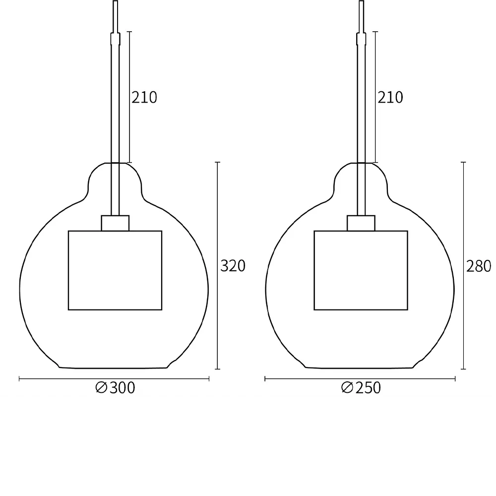Modern Glass Pendant Light with Perforated Metal Inner Shade �C Contemporary Ceiling Fixture