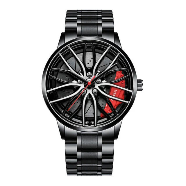 Men's RaceVision Automotive-Inspired Luxury Sport Watch with Precision Engineering