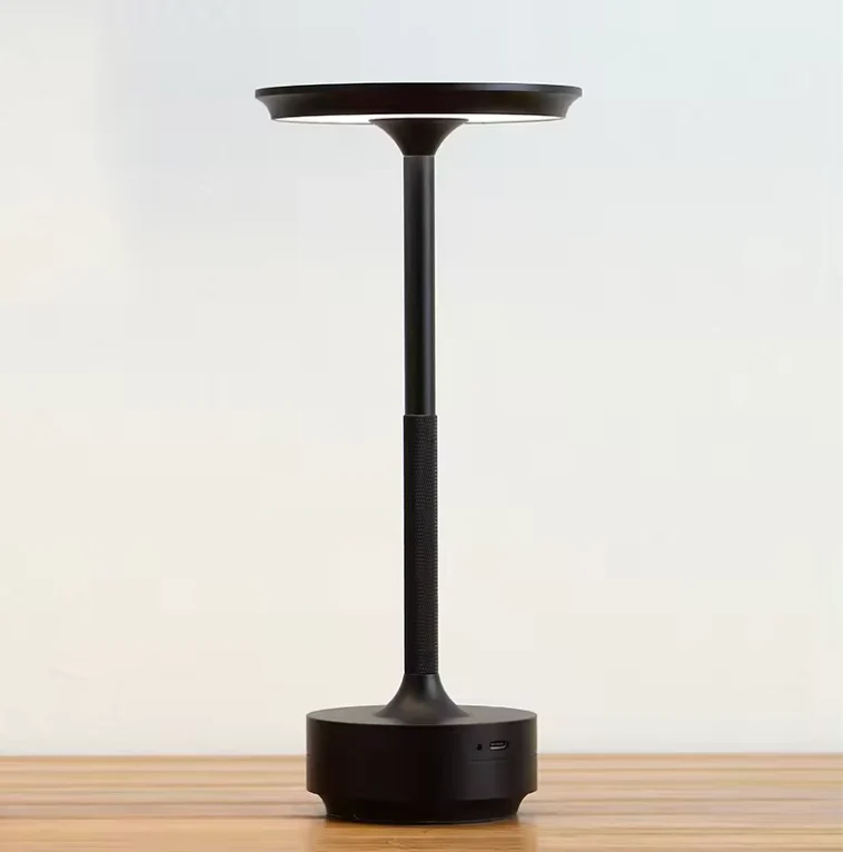 Wireless LED Table Lamp - Minimalist Design, USB Rechargeable, IP44 Waterproof