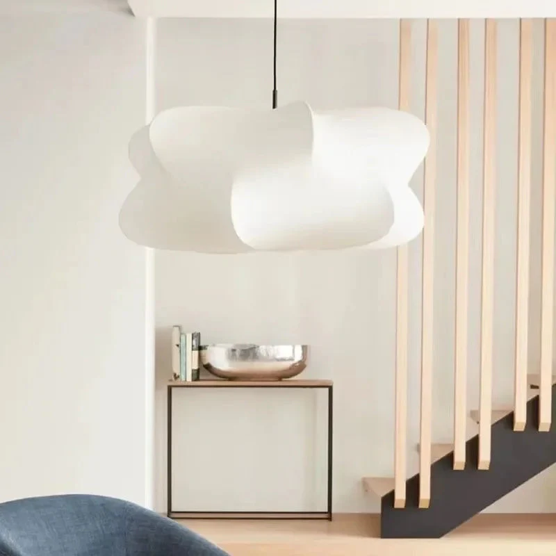 Wabi Sabi Silk Pendant Light �C Organic Sculptural Ceiling Lamp for Serene Spaces