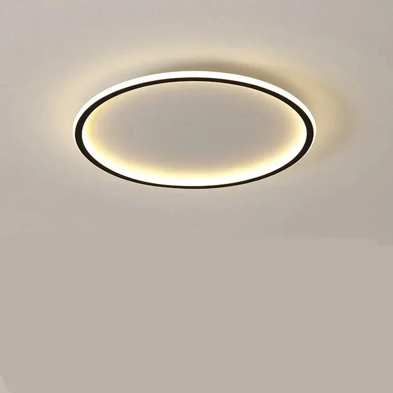 Modern Scandinavian LED Ceiling Light - Minimalist Round Flush Mount Fixture