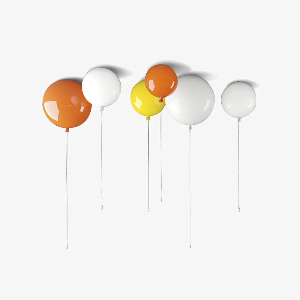 Contemporary Balloon Ceiling Light for Kids' Room - Whimsical Acrylic Design