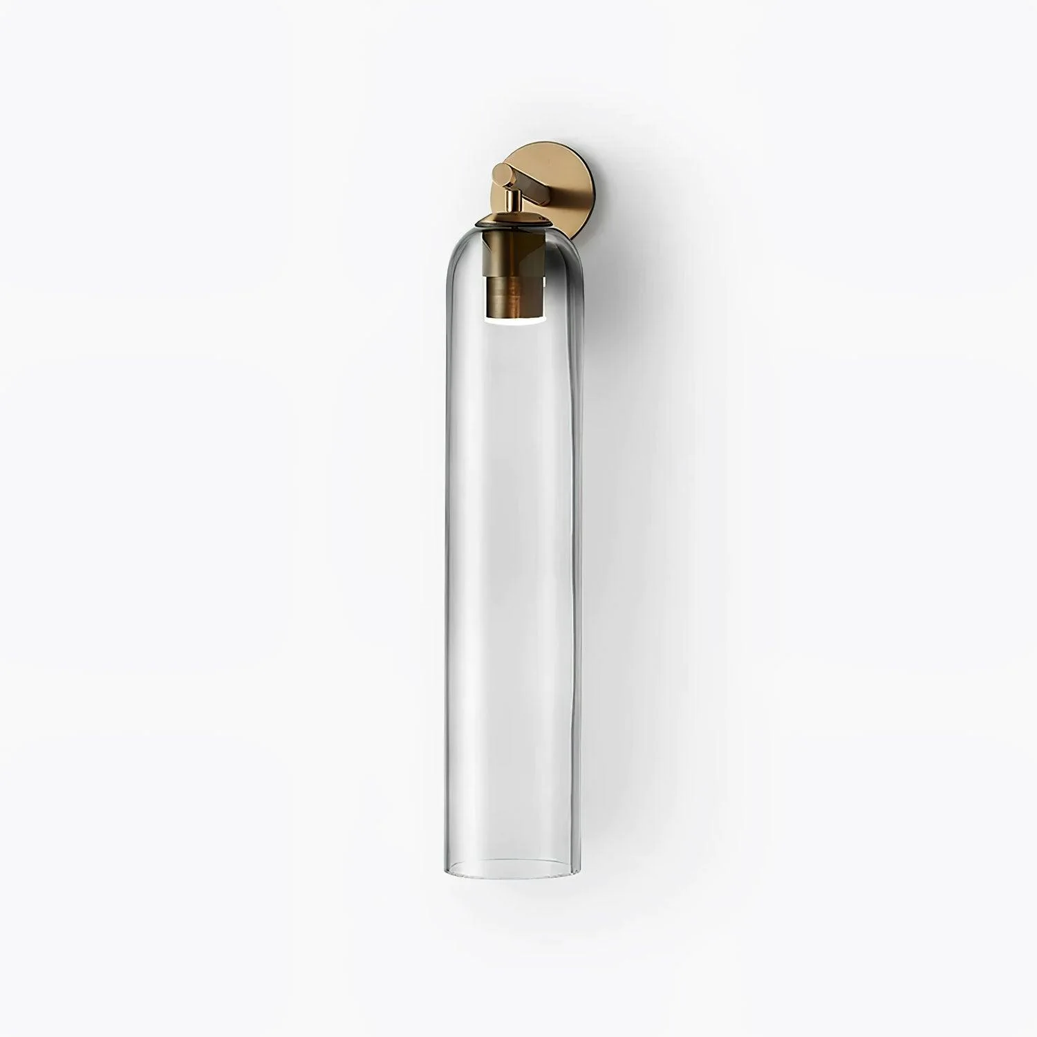 Modern Glass Wall Sconce �C Minimalist Tubular Light Fixture for Ambient Home Lighting