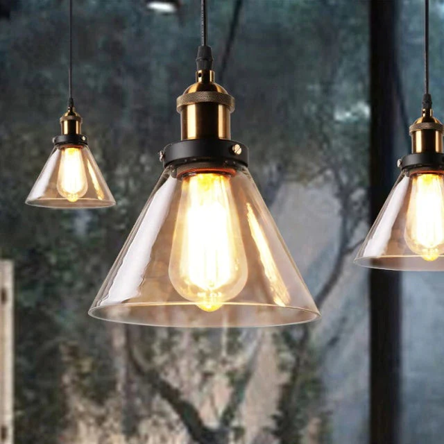 Industrial Chic Crystal Pendant Light - Vincent Luxury Hanging Lamp