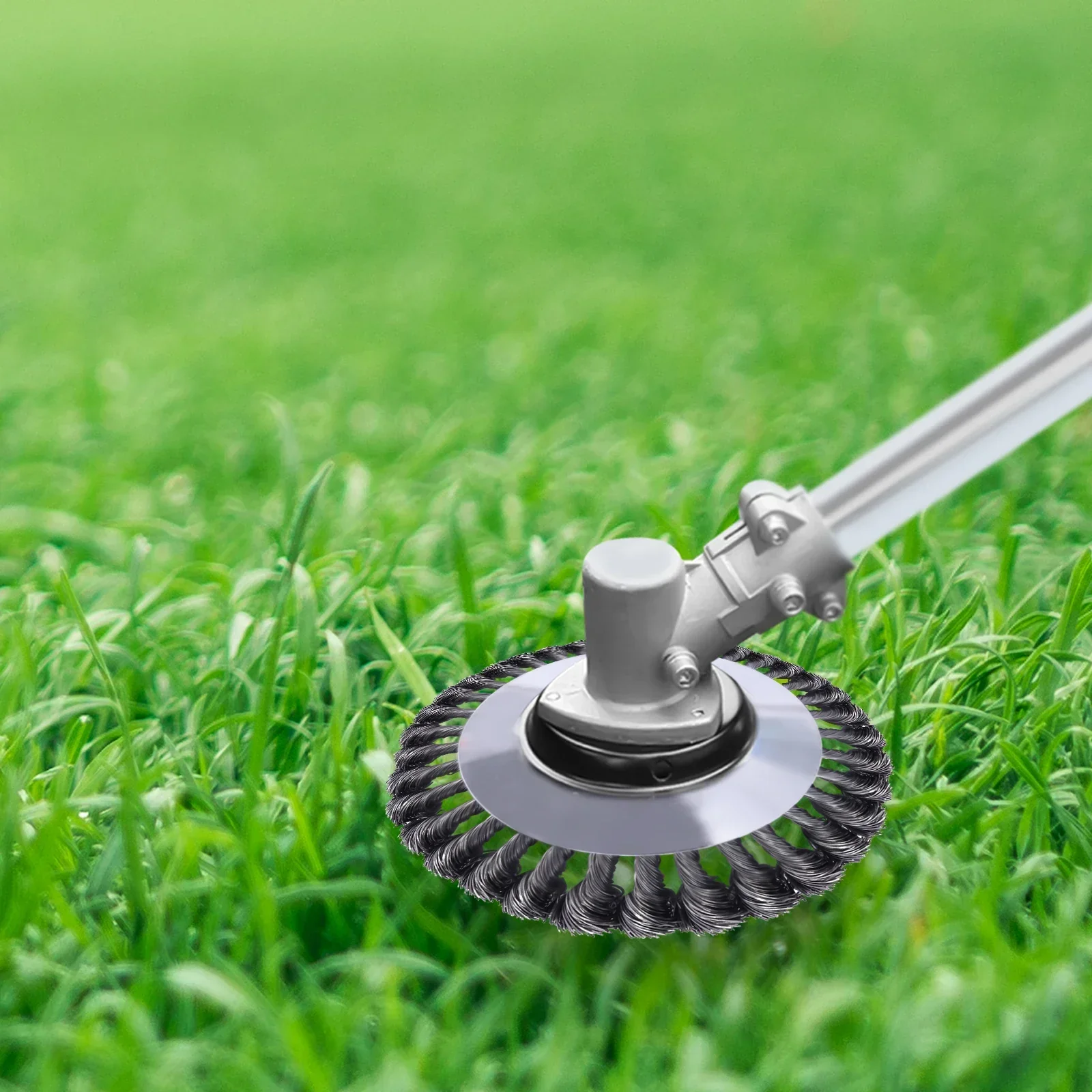 Steel Wire Trimmer Head for Efficient Weed Removal �C Durable Garden Tool Attachment
