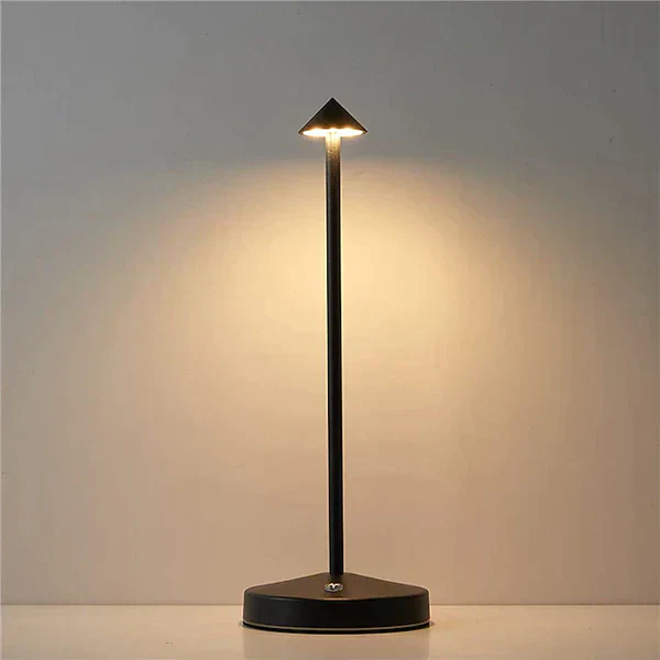 Portable Minimalist LED Mood Lamp with Geometric Design - Aluminum