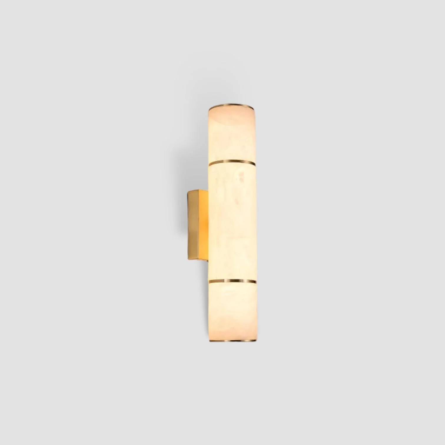 Modern Marble and Copper LED Wall Sconce �C Minimalist Luxury Light Fixture