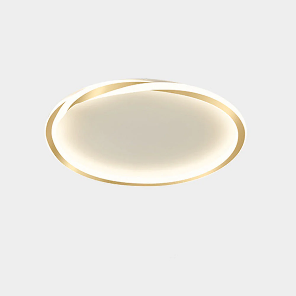 Modern Minimalist Round LED Ceiling Light �?Flush Mount - Iron & Acrylic