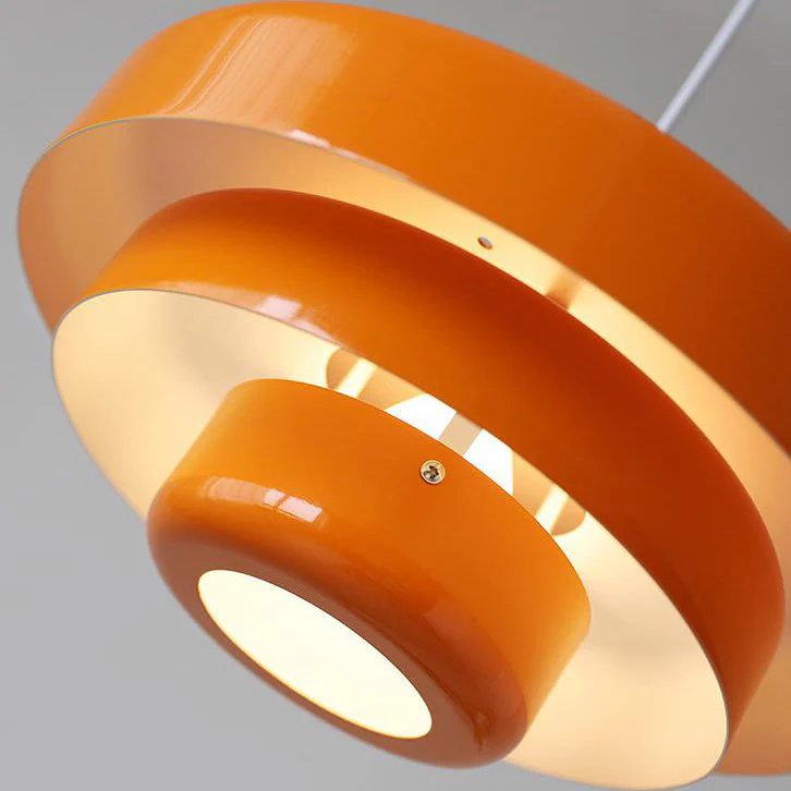 Mid-Century Modern Multi-Layered Pendant Light with Retro Charm