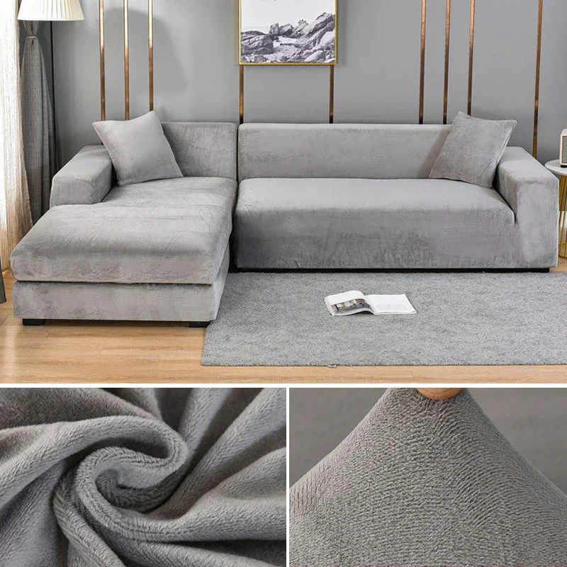 Stretchable Wrinkle-Free Sofa Cover - Machine Washable, Stain Resistant, Pet Friendly