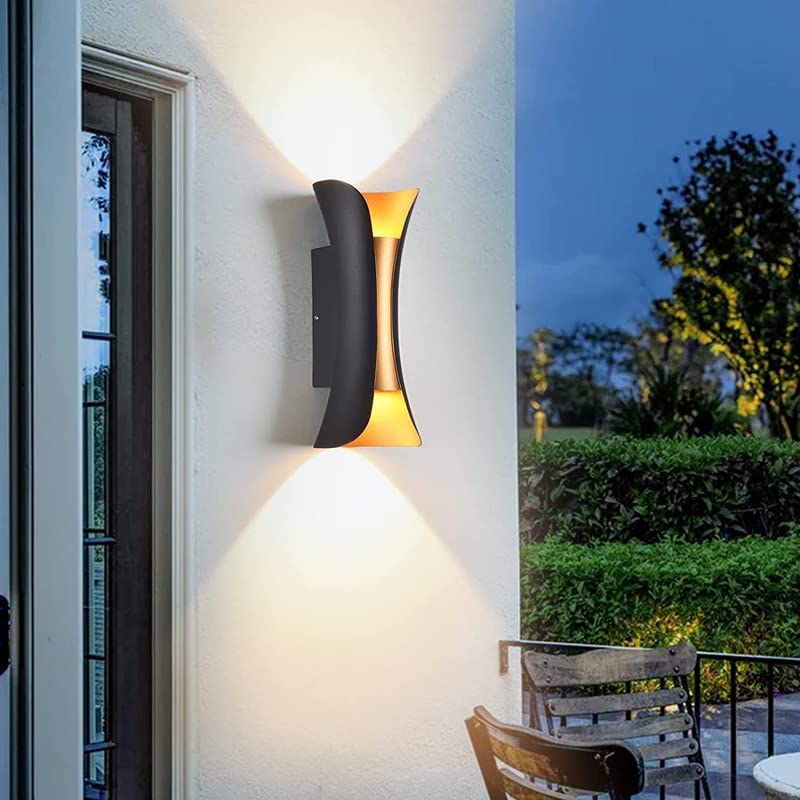Outdoor Modern LED Wall Sconce �C IP65 Waterproof Aluminum Light Fixture
