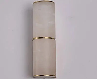 Modern Marble and Copper LED Wall Sconce �C Minimalist Luxury Light Fixture