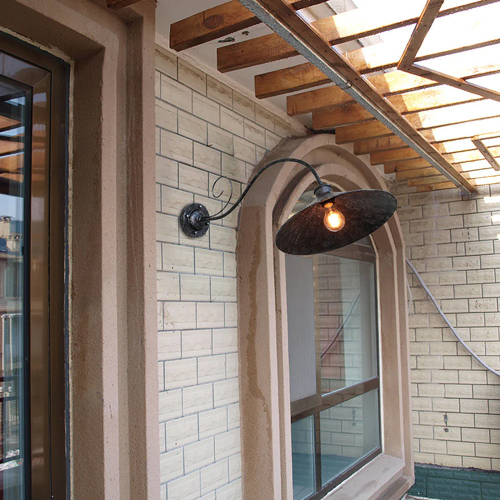 Vintage Industrial IP65 Waterproof Outdoor Wall Light Fixture