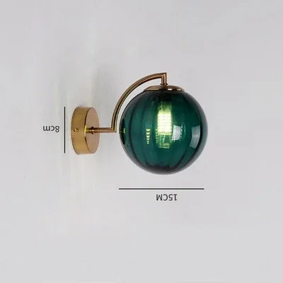 Modern Glass Wall Light �C Elegant Ribbed Shade Sconce with Brushed Metal Arm