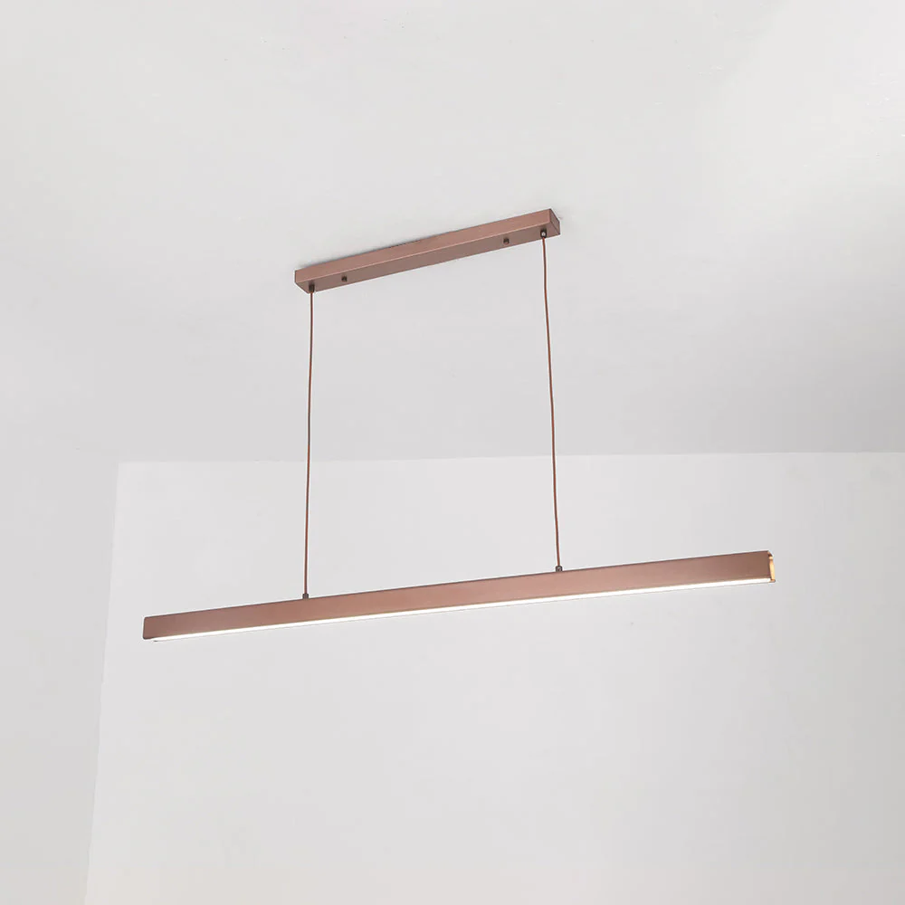 Modern Minimalist LED Pendant Light - Sleek Metal & Acrylic Design