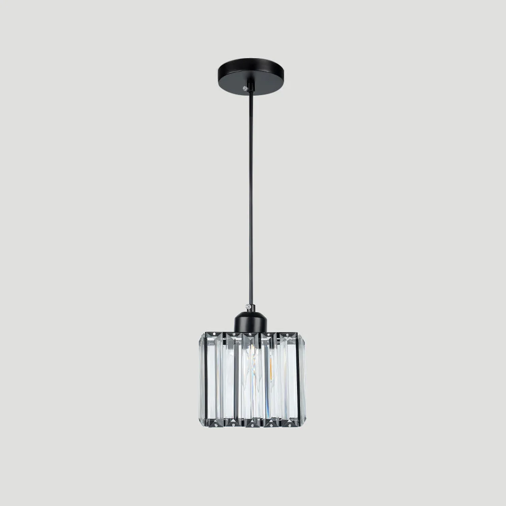 Modern Multi-Light Glass Pendant Light �C Sleek Geometric Design for Kitchen or Dining Room