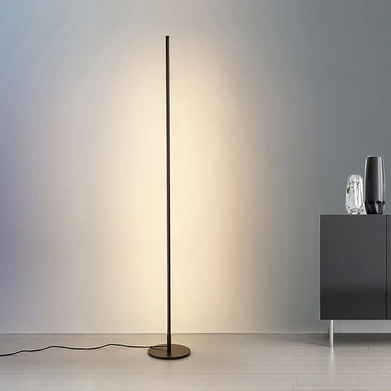 Minimalist LED Floor Lamp with Remote Control �C Modern Slimline Design for Ambient Lighting