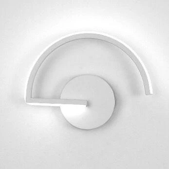 Modern Curved Aluminium LED Wall Light �C Minimalist Contemporary Sconce