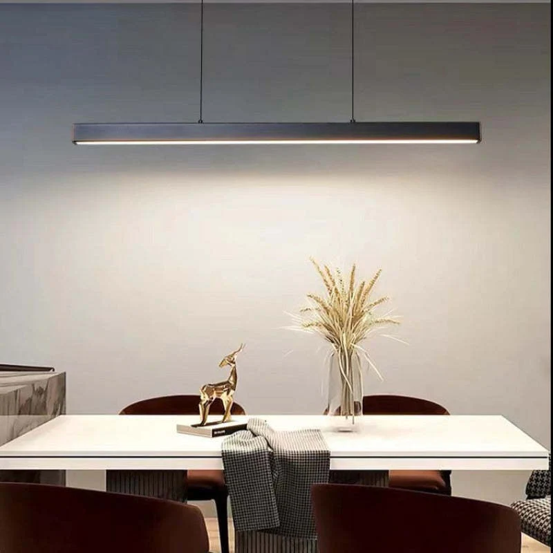 Modern Minimalist LED Pendant Light - Sleek Metal & Acrylic Design
