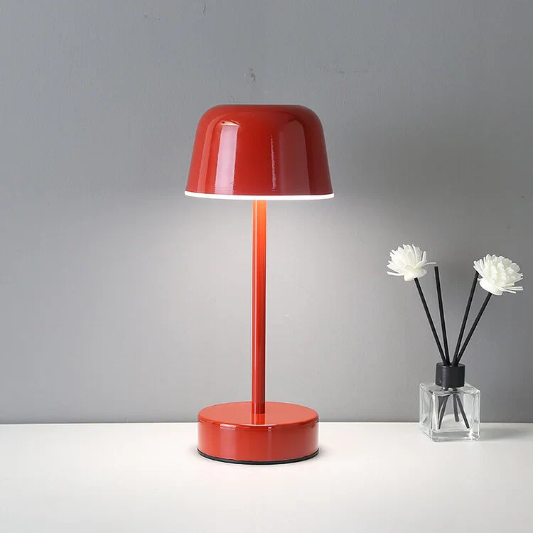 Modern Minimalist Table Lamp with Adjustable Brightness & Rechargeable Battery