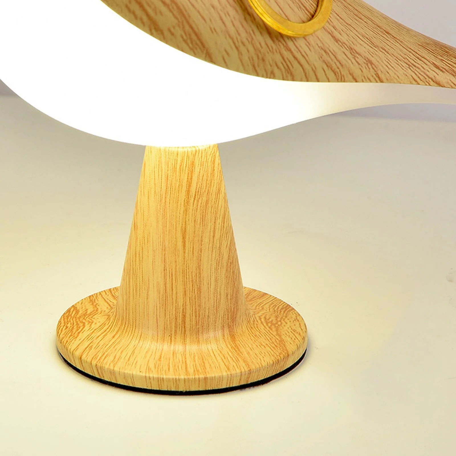 Whimsical Bird-Shaped Table Lamp - Modern LED Light with Natural Design
