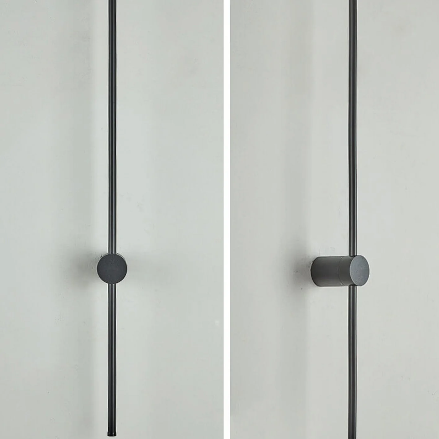 Modern LED Wall Light �?Minimalist Aluminium Sconce with Twin Linear Rod Design