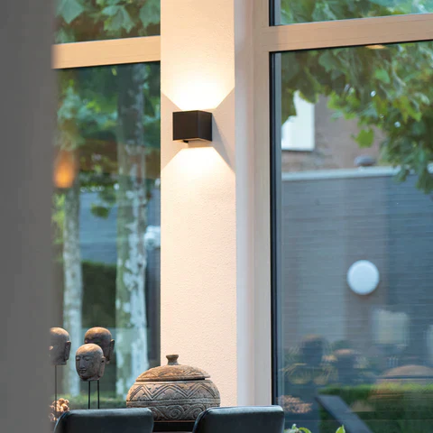 Modern Wall Light with Motion Sensor �C Cube LED Sconce for Hallways & Stairs