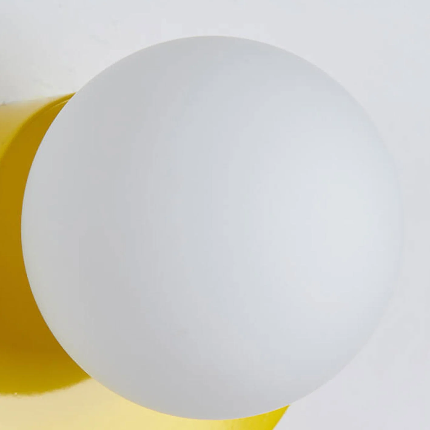 Glass Globe Wall Sconce, Modern Minimalist Light with Geometric Semicircle Base