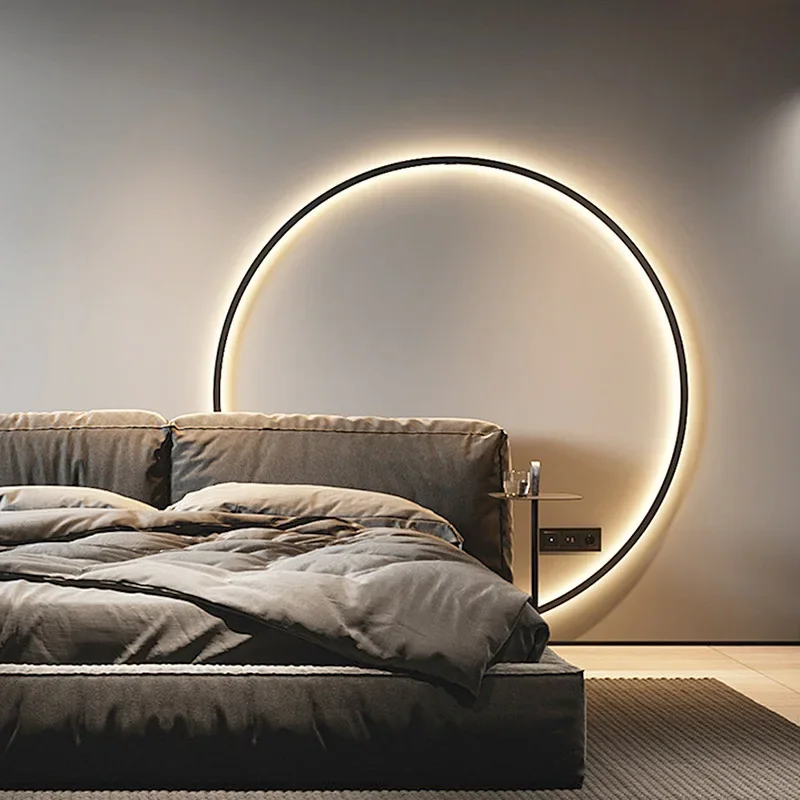 Minimalist Circular LED Wall Light �C Modern Sleek Design for Ambient Lighting