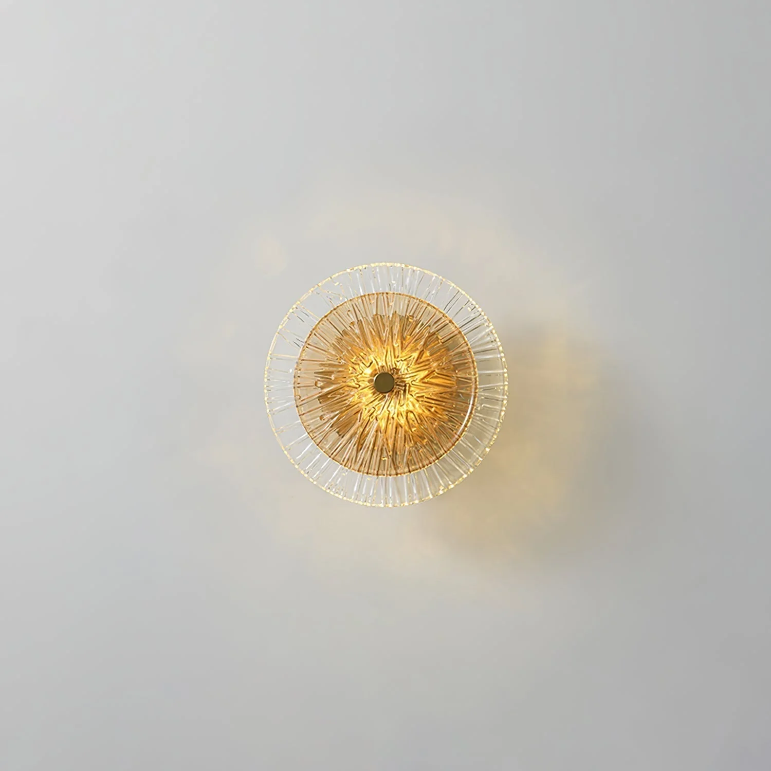 Modern Lotus Flower Wall Sconce �C Artistic LED Light with Elegant Radial Disc Design