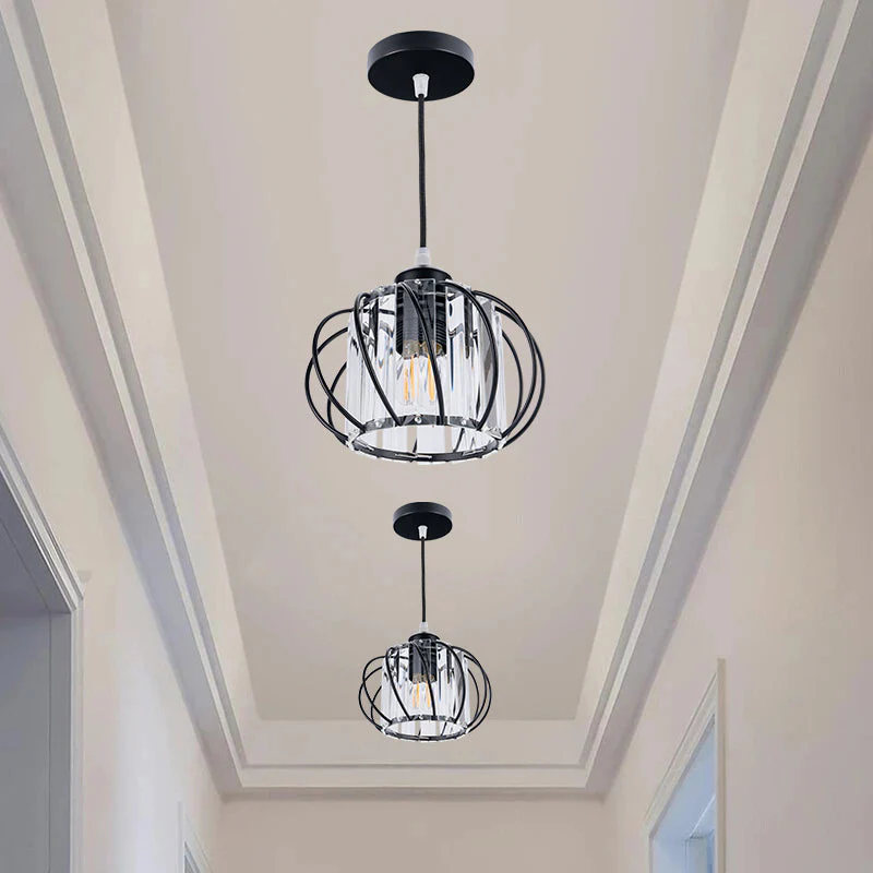 Modern Nordic Glass Pendant Ceiling Light �C Minimalist Globe Hallway Fixture