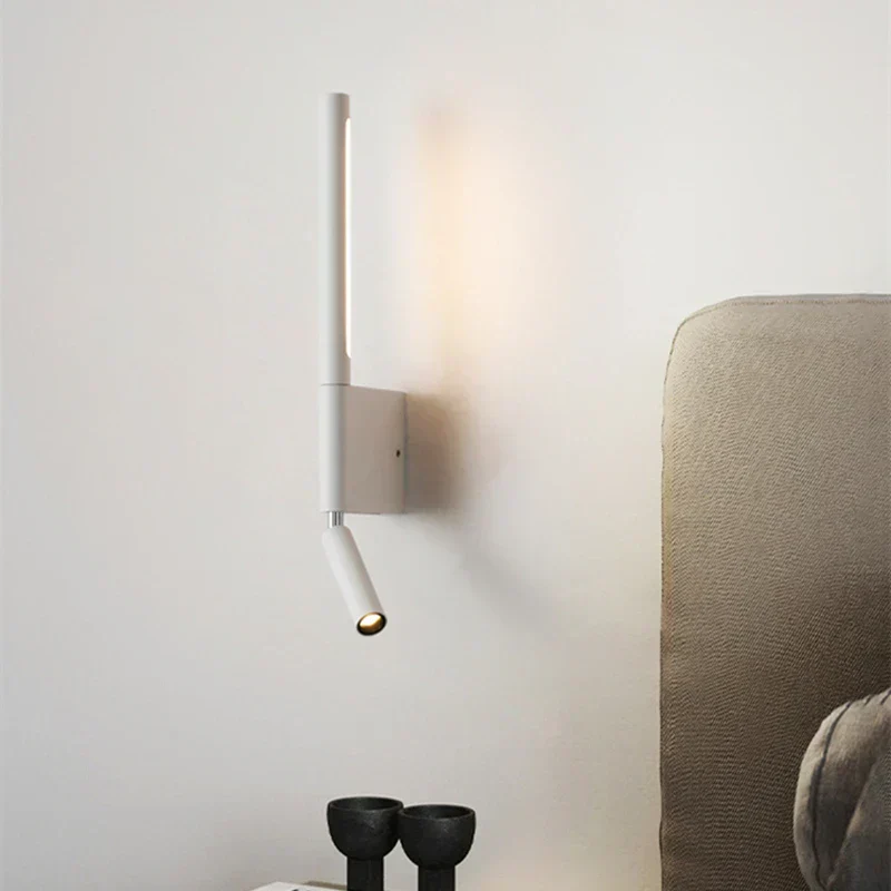 Modern LED Wall Reading Light �C Adjustable Minimalist Bedroom Lamp