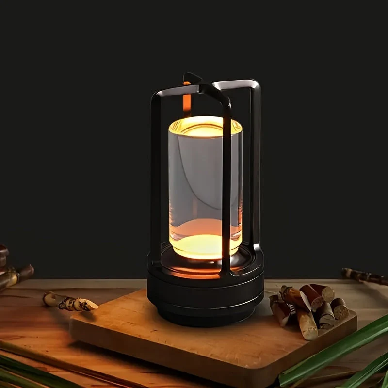 Rechargeable Crystal Table Lamp with Touch Control
