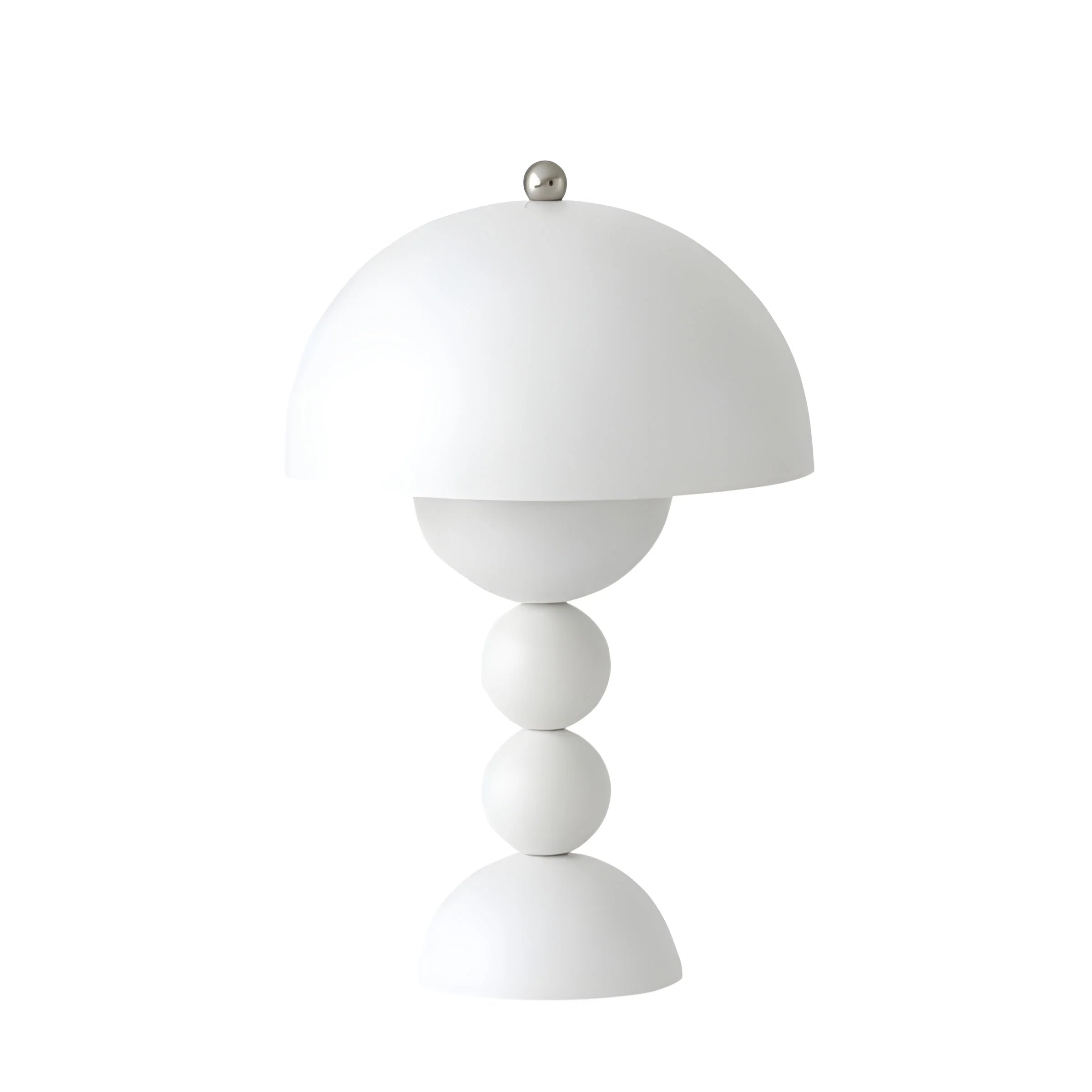 Scandinavian Design Table Lamp with Dimmable LED and Glossy Finish