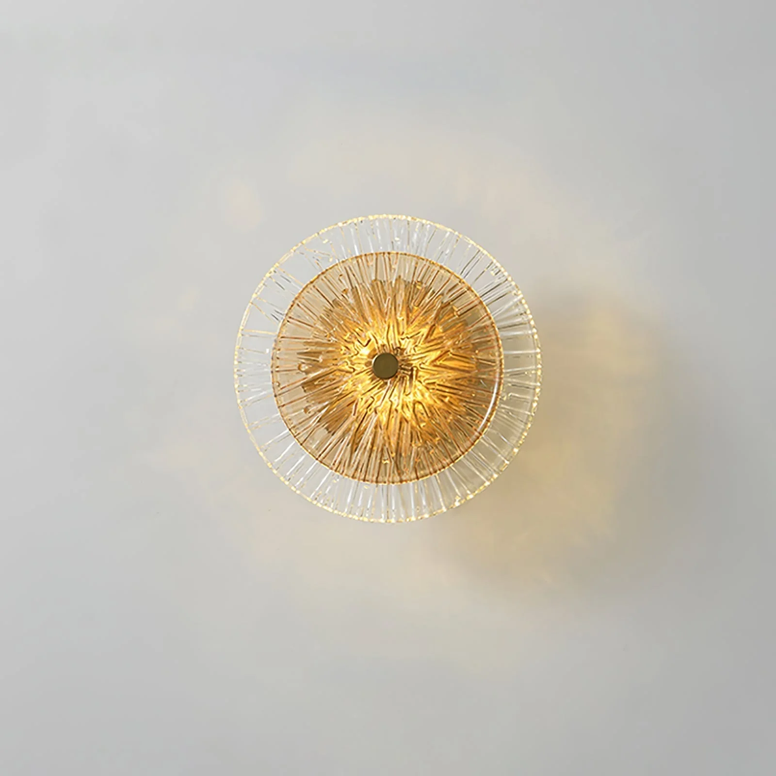 Modern Lotus Flower Wall Light �C Sculptural LED Sconce in Aluminium and Glass
