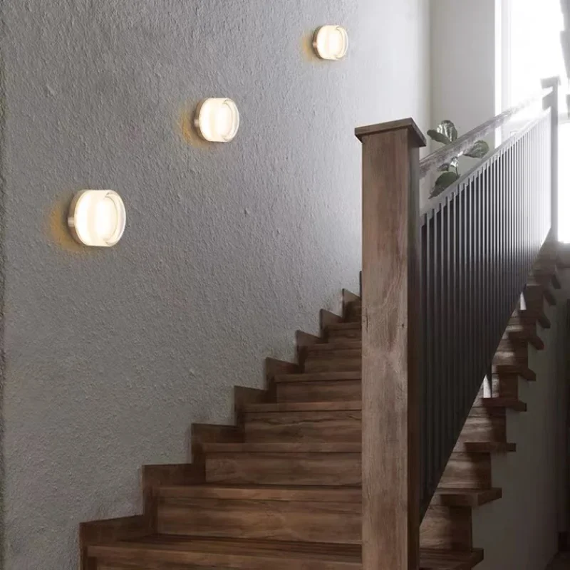 Modern LED Flush Mount Ceiling Light With Ribbed Glass Diffuser